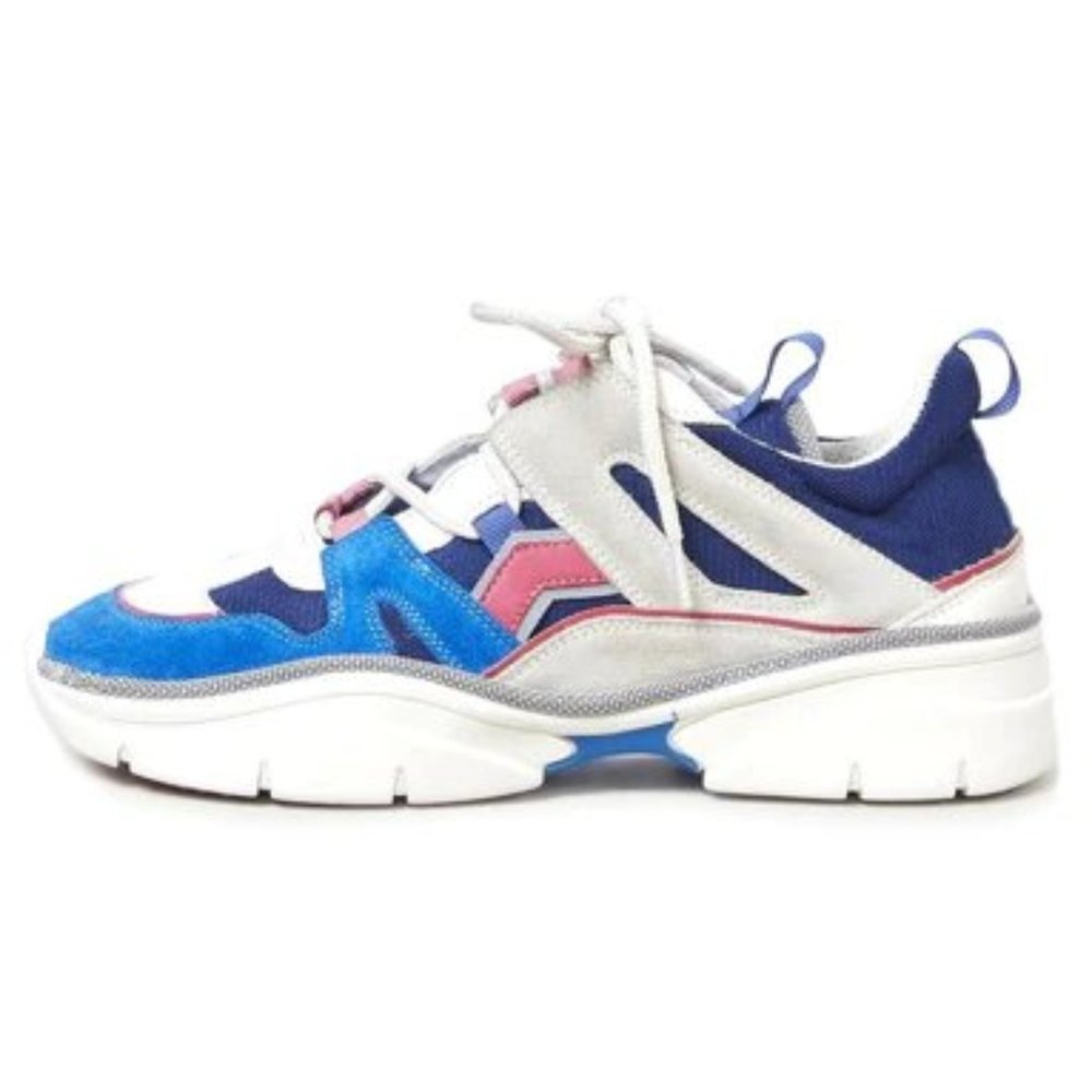 ISABEL MARANT Kindsay leather, suede and mesh sneakers US 9 EU 39 , US 10  EU 40